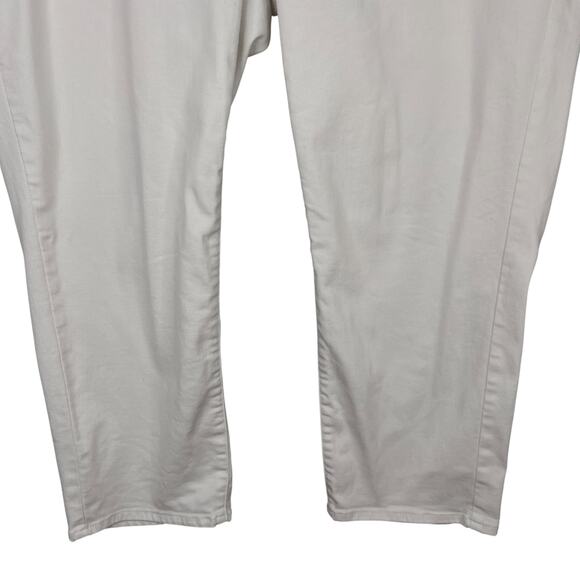 Talbots Straight Leg Crop Jean 20W White - Picture 4 of 12